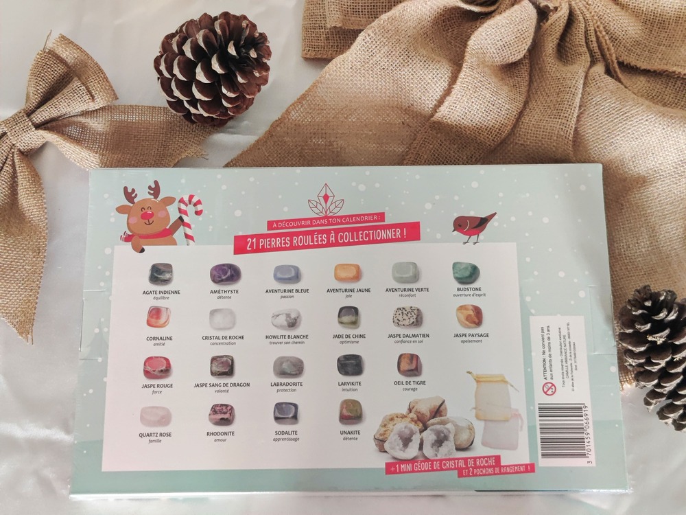 Calendrier de l'avent minéraux 2 Calendrier de l'avent minéraux